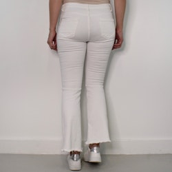 Stretchjeans Shortcut med fransar PANNA - 3D Denim