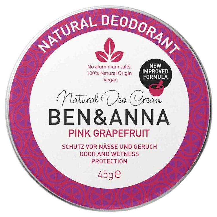Deo-kräm Pink Grapefruit 45g - Ben & Anna