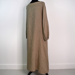 Linneklänning TAUPE