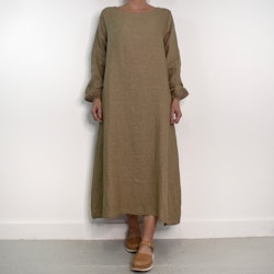 Linneklänning TAUPE