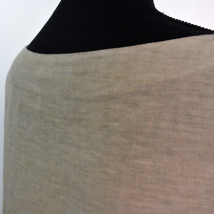 Linneklänning TAUPE