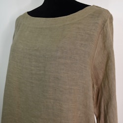 Linneklänning TAUPE