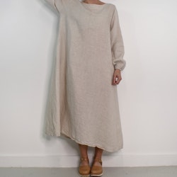 Linneklänning BEIGE