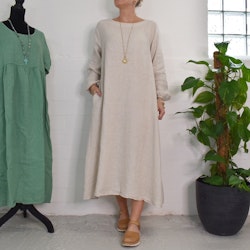 Linneklänning BEIGE