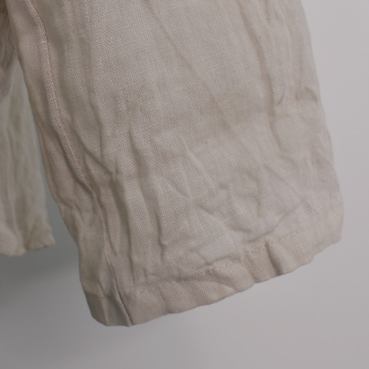 Linneblus med Krås BEIGE