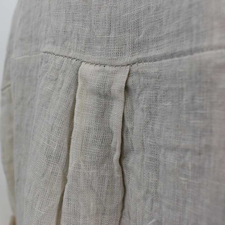 Linneblus med Krås BEIGE
