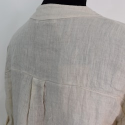 Linneblus med Krås BEIGE