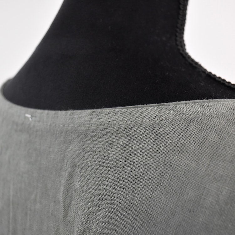 Linneklänning med Fickor SOFT MILITARE
