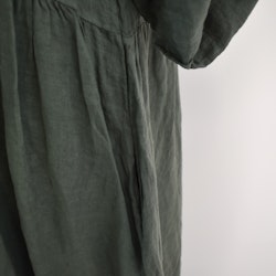 Linneklänning med Fickor SOFT MILITARE