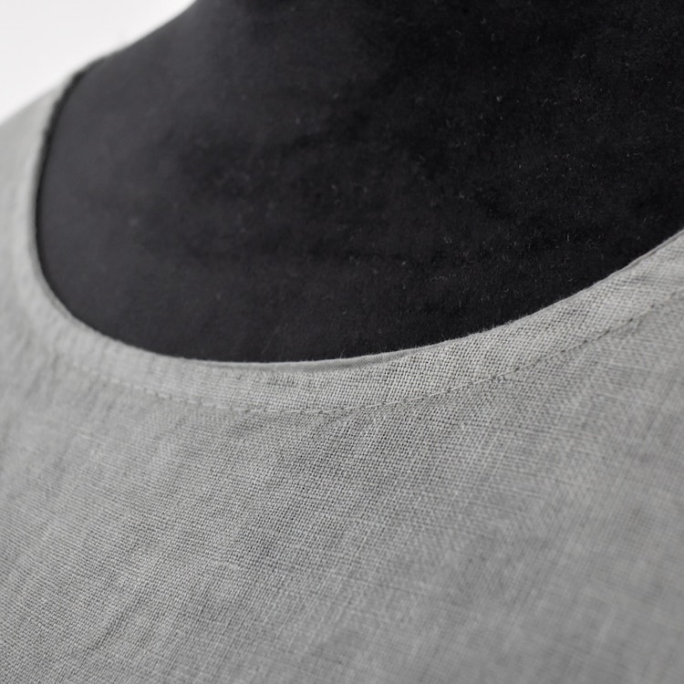 Linneklänning med Fickor SOFT MILITARE