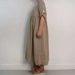 Linneklänning med Fickor CASHMERE