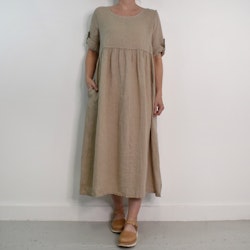 Linneklänning med Fickor CASHMERE