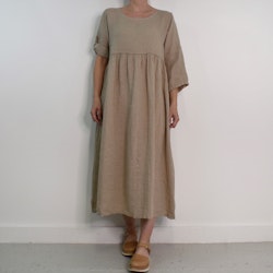 Linneklänning med Fickor CASHMERE