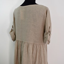 Linneklänning med Fickor CASHMERE