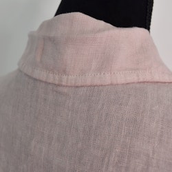 Kort linneskjorta med Volang ROSA
