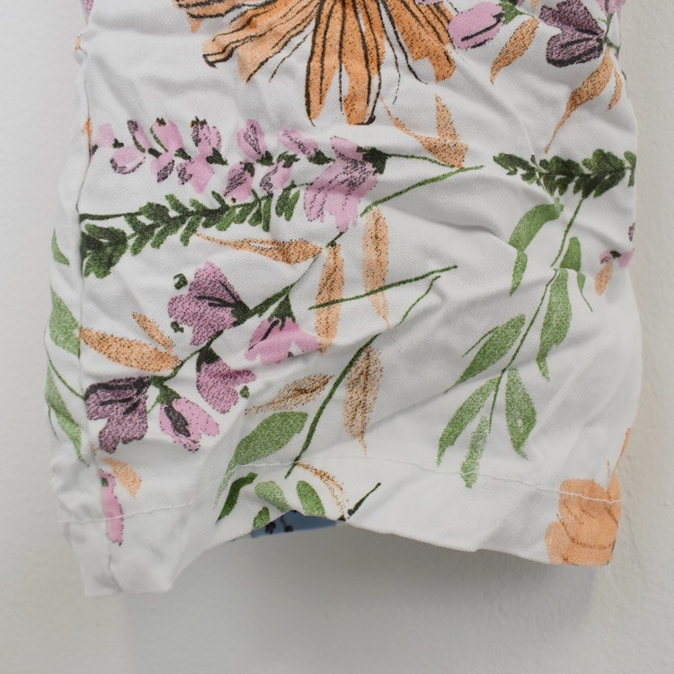 Stretchig Byxa Josefine Blommig VIT - Marta du Chateau