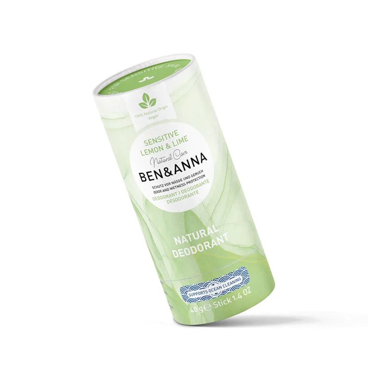 Deodorant Sensitive Lemon & Lime 40g - Ben & Anna