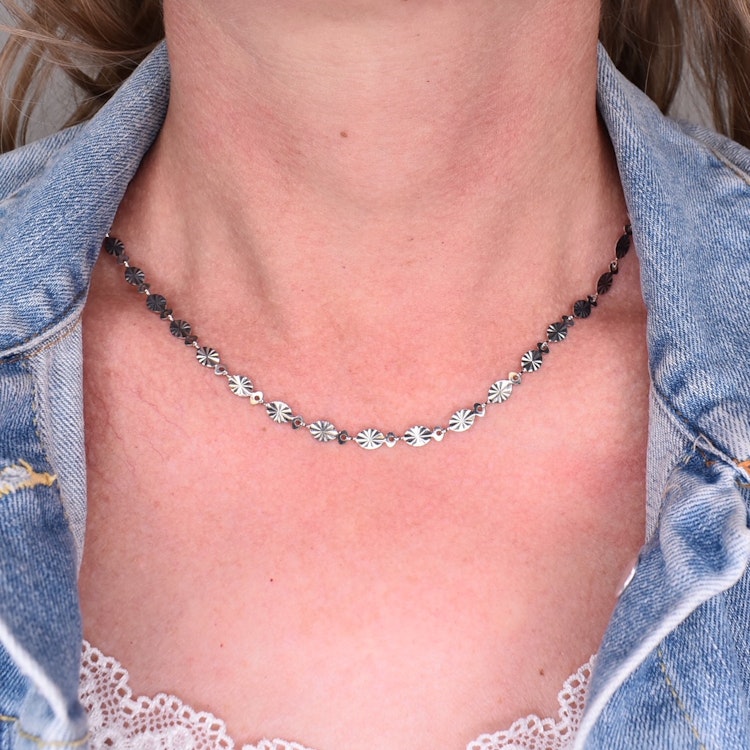 Halsband Jaimee SILVER - Marta du Chateau