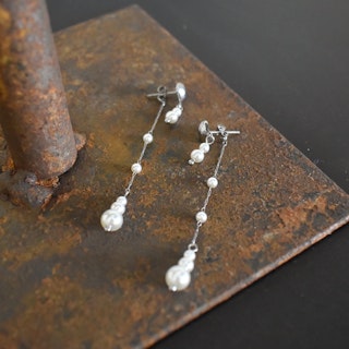 Örhänge Janavi SILVER - Marta du Chateau