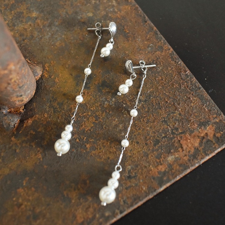 Örhänge Janavi SILVER - Marta du Chateau