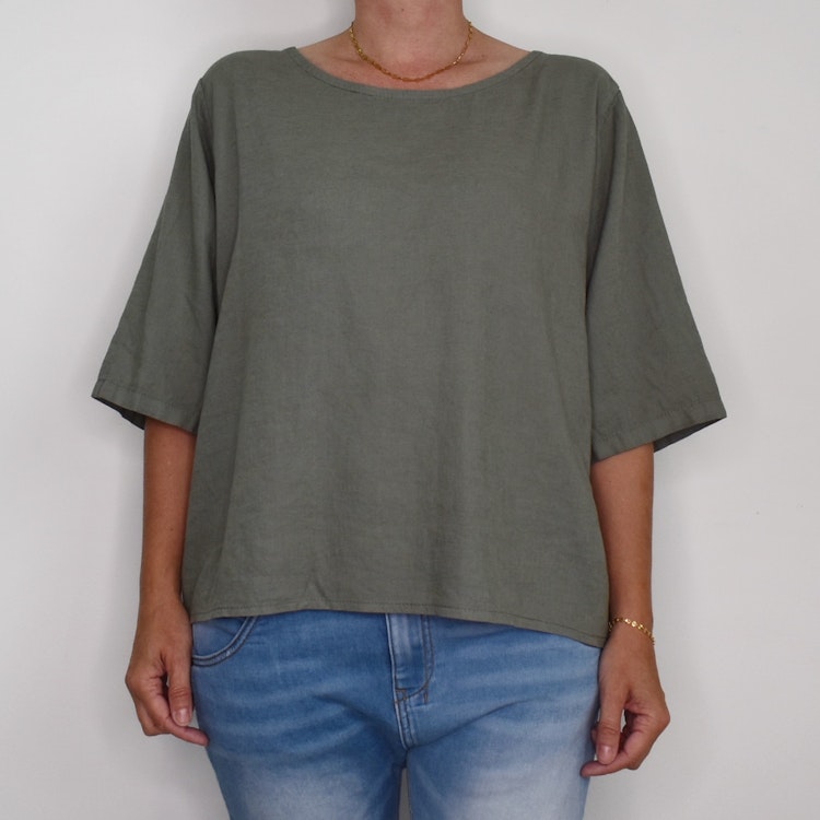 Blus Hilda MILITARY - Marta du Chateau
