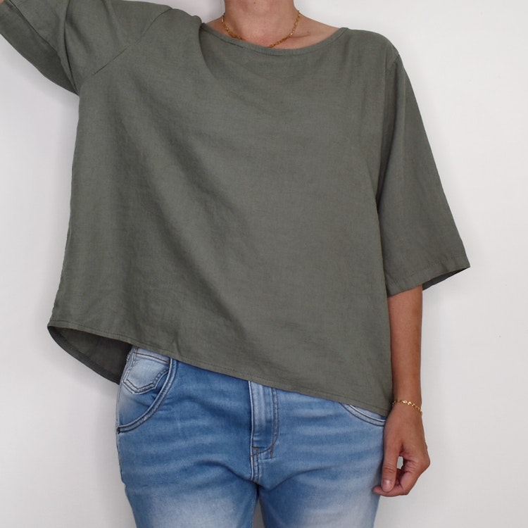 Blus Hilda MILITARY - Marta du Chateau