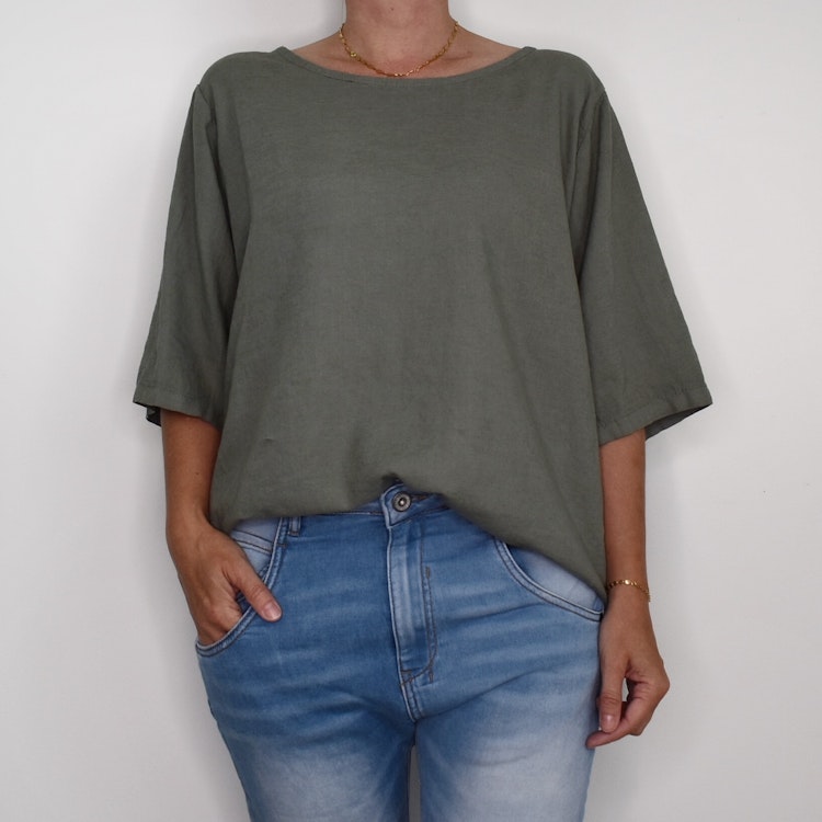 Blus Hilda MILITARY - Marta du Chateau