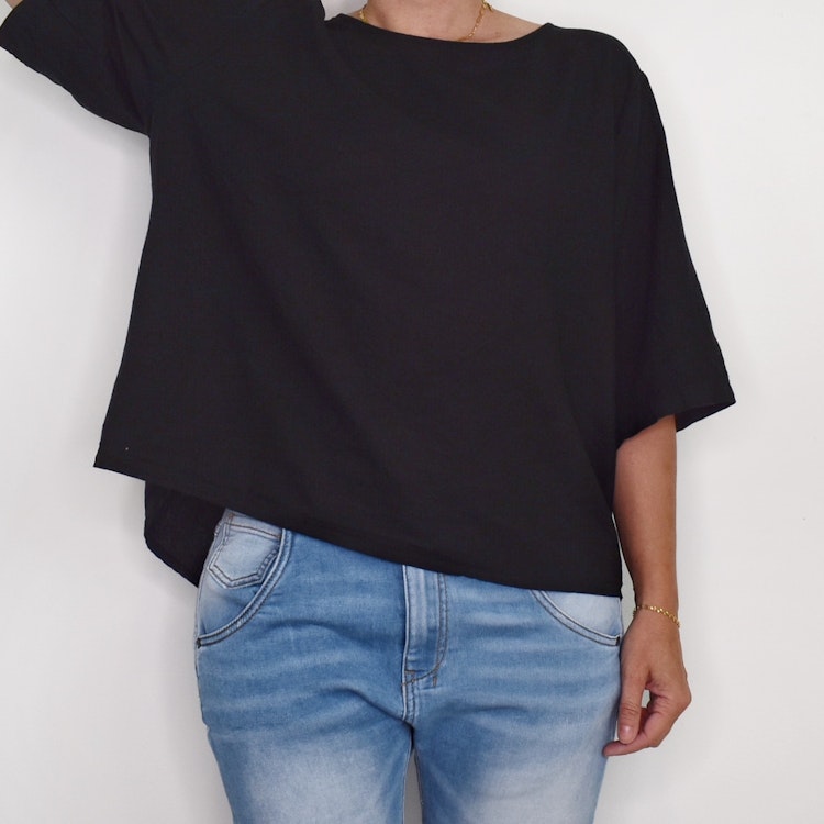 Blus Hilda SVART - Marta du Chateau