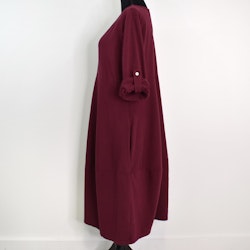Sweatshirtklänning WINE
