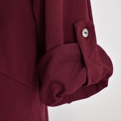 Sweatshirtklänning WINE