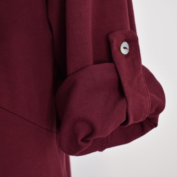 Sweatshirtklänning WINE