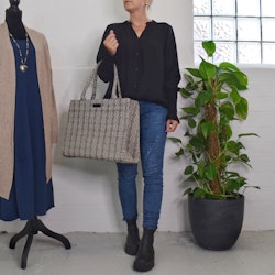 Shopper Mönstrad SVART - Depeche