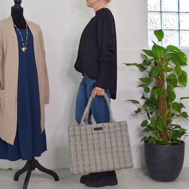 Shopper Mönstrad SVART - Depeche