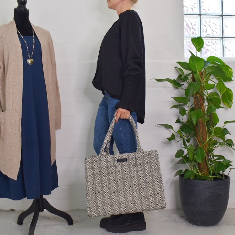 Shopper Mönstrad SVART - Depeche
