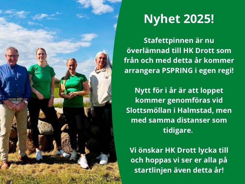 Ny arrangör - ny bansträckning!