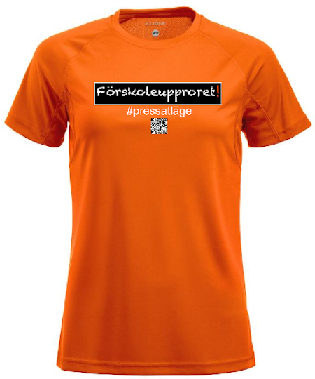 Active Dam T-shirt "Förskoleupproret!" FYNDHÖRNA