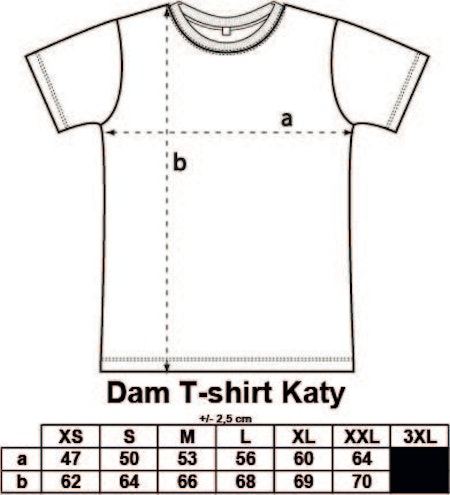 Dam T-shirt Katy "Fuck Cancer"