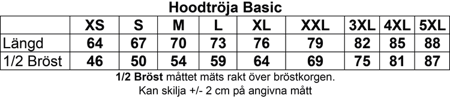 Svart Hoodtröja Basic "Engdahls Logo"