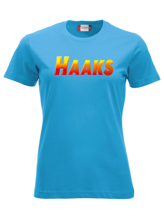 Turkos Dam T-shirt "HAAKS"