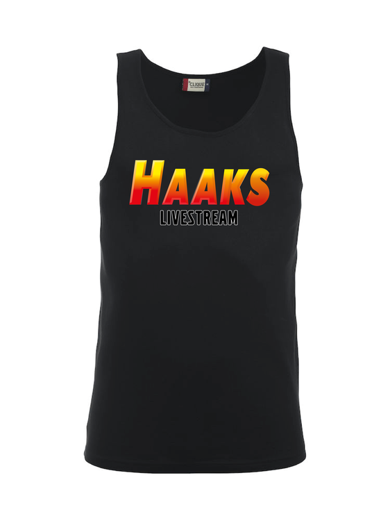 Svart Tank Top "HAAKS Livestream"