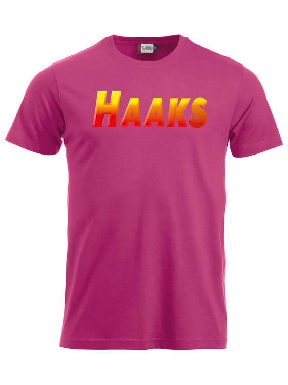 Cerise T-shirt "HAAKS"