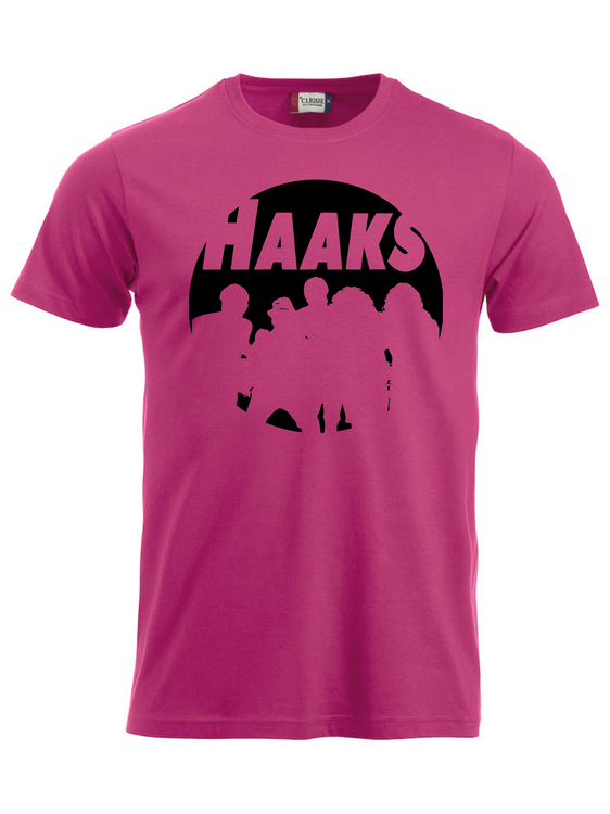 Cerise T-shirt "HAAKS Siluett" svart