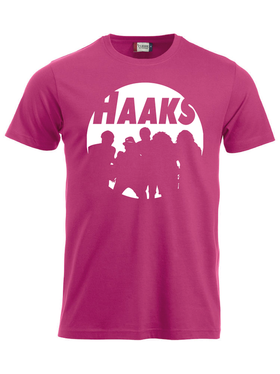 Cerise T-shirt "HAAKS Siluett" vit