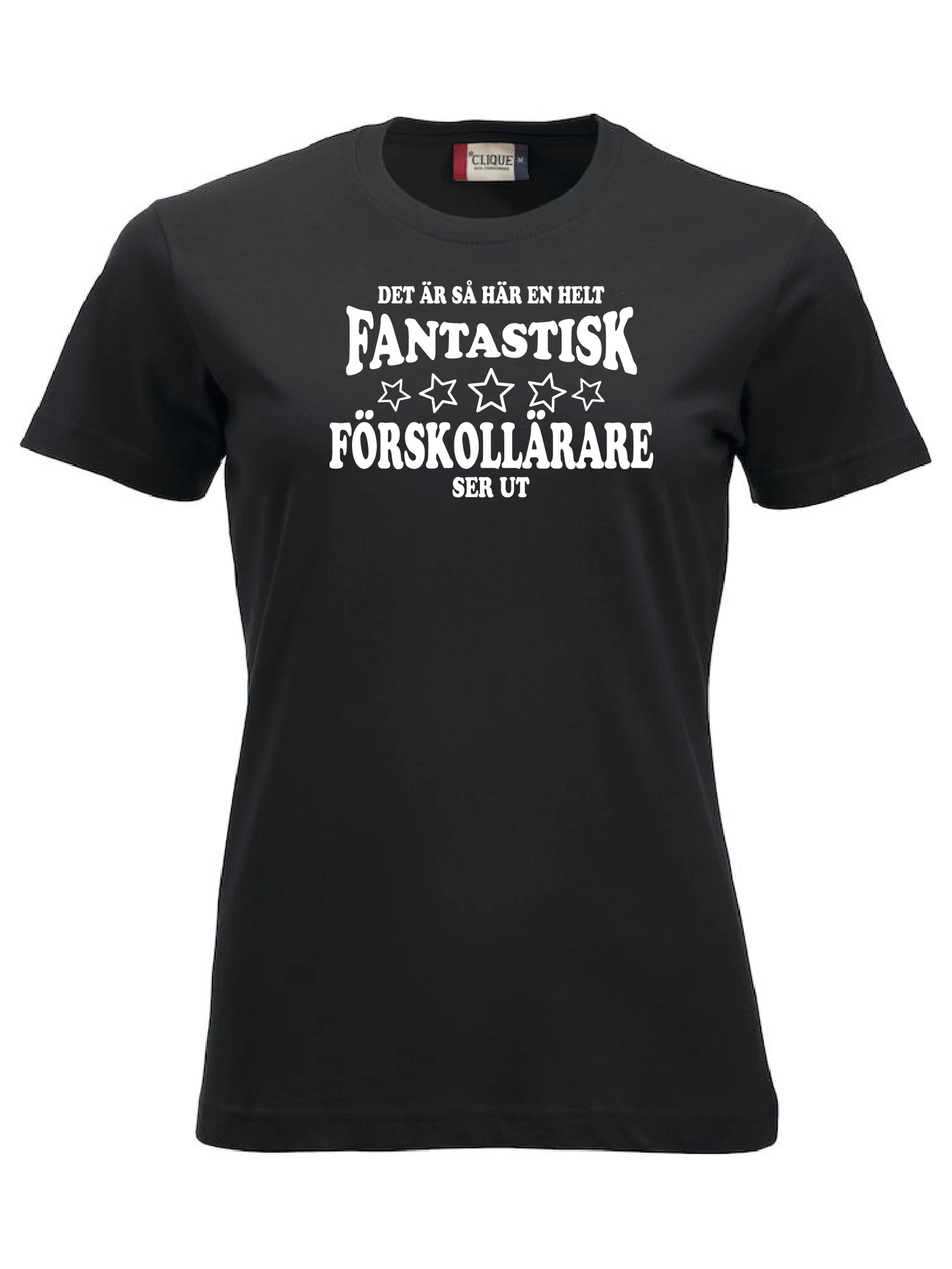 FYND! Dam T-shirt "FANTASTISK FÖRSKOLLÄRARE"