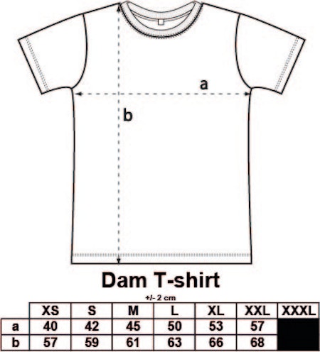 Svart Dam T-shirt "Tiger"