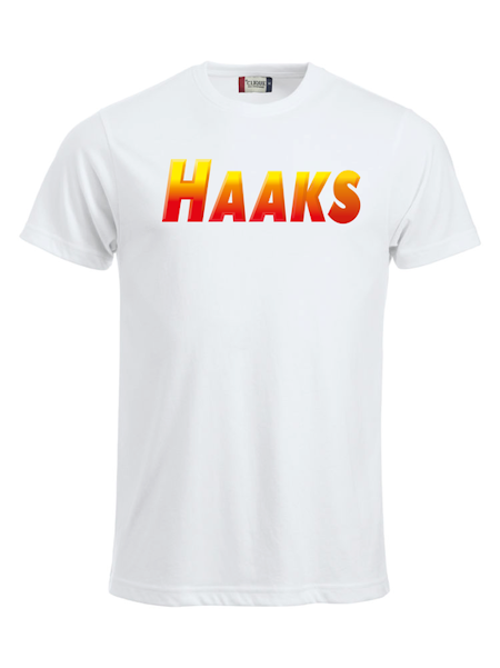 FYND! Vit T-shirt "HAAKS"