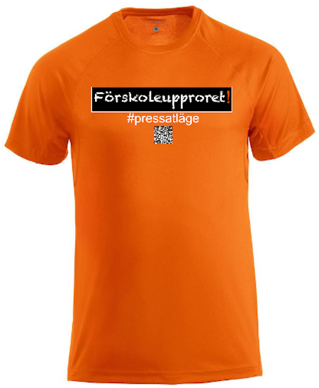 Active T-shirt "Förskoleupproret!"