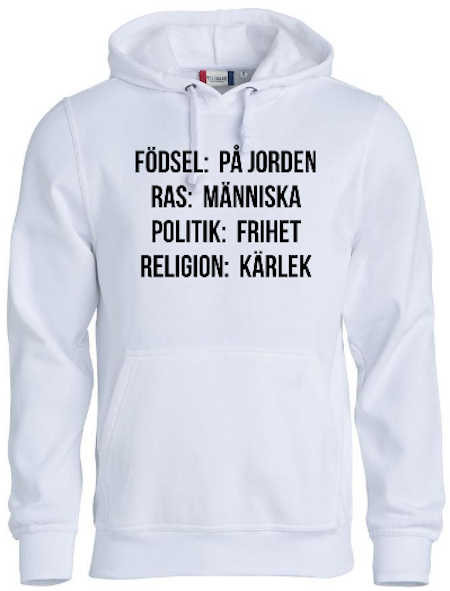 Hoodtröja Basic "Human"