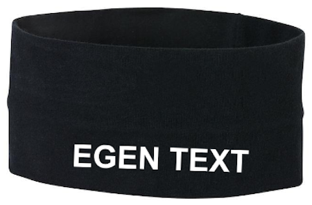 Headband med egen text