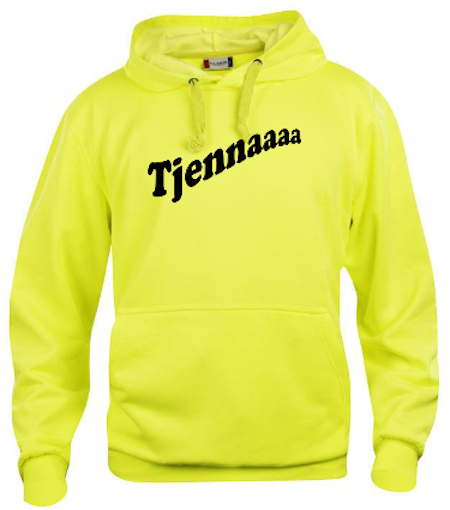 Hoodtröja Basic "Tjennaaaa"